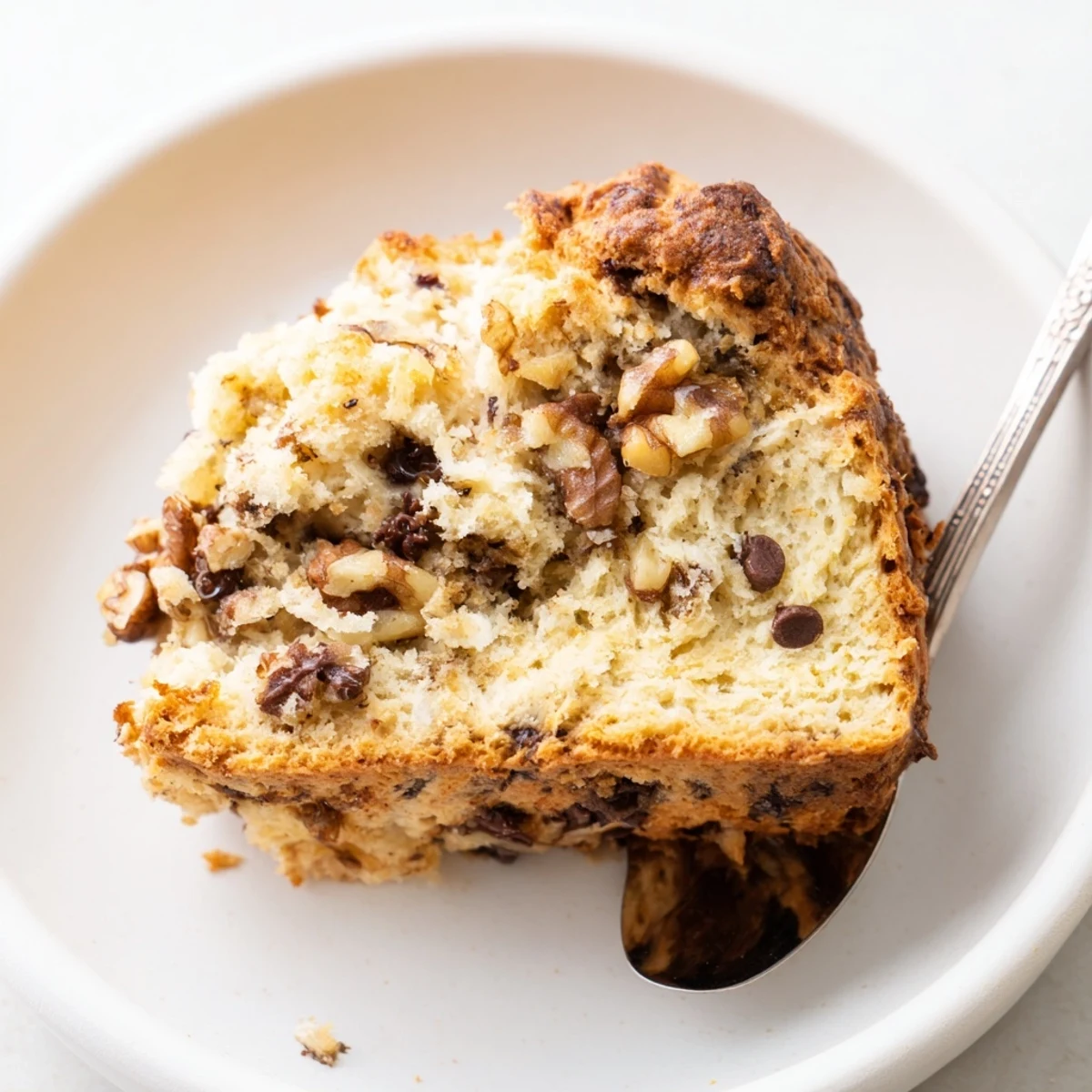 Delicious Protein Banana Ricotta Scones served warm, with a hint of vanilla flavor.  