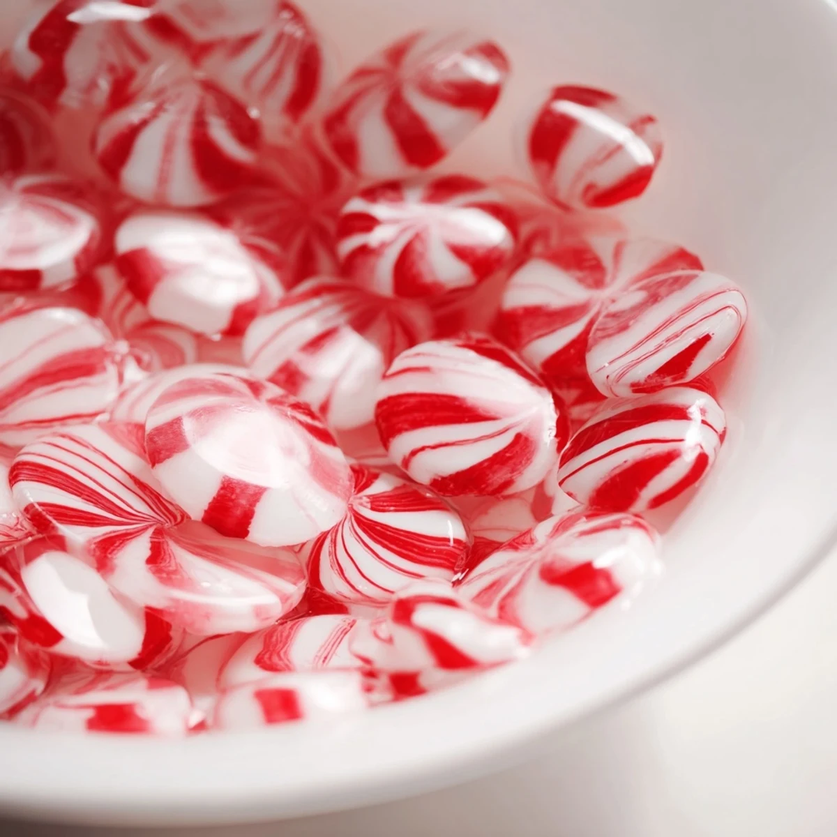 No-Bake Peppermint Candy Bowl, an eye-catching edible bowl filled with colorful holiday treats.