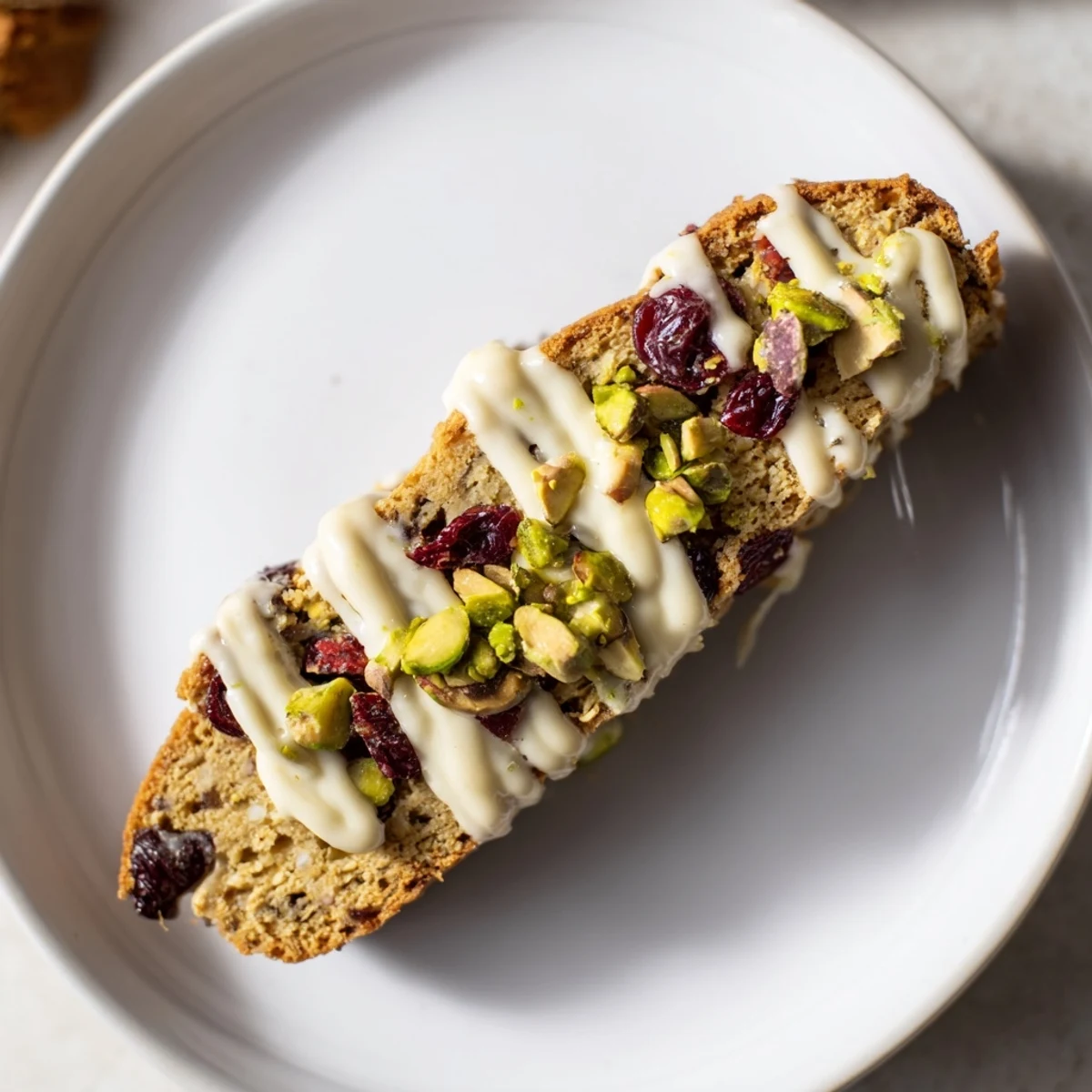 Crisp and flavorful, these White Chocolate Cranberry Pistachio Biscotti are a seasonal sweet treat.