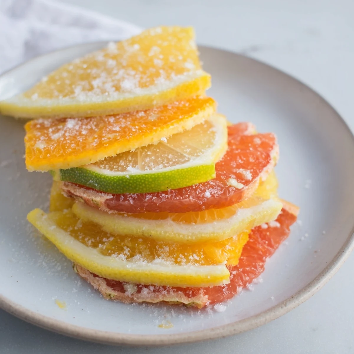 Enjoy these easy-to-make citrus slices; each bright sliver adds a wonderful mocktail flavor.