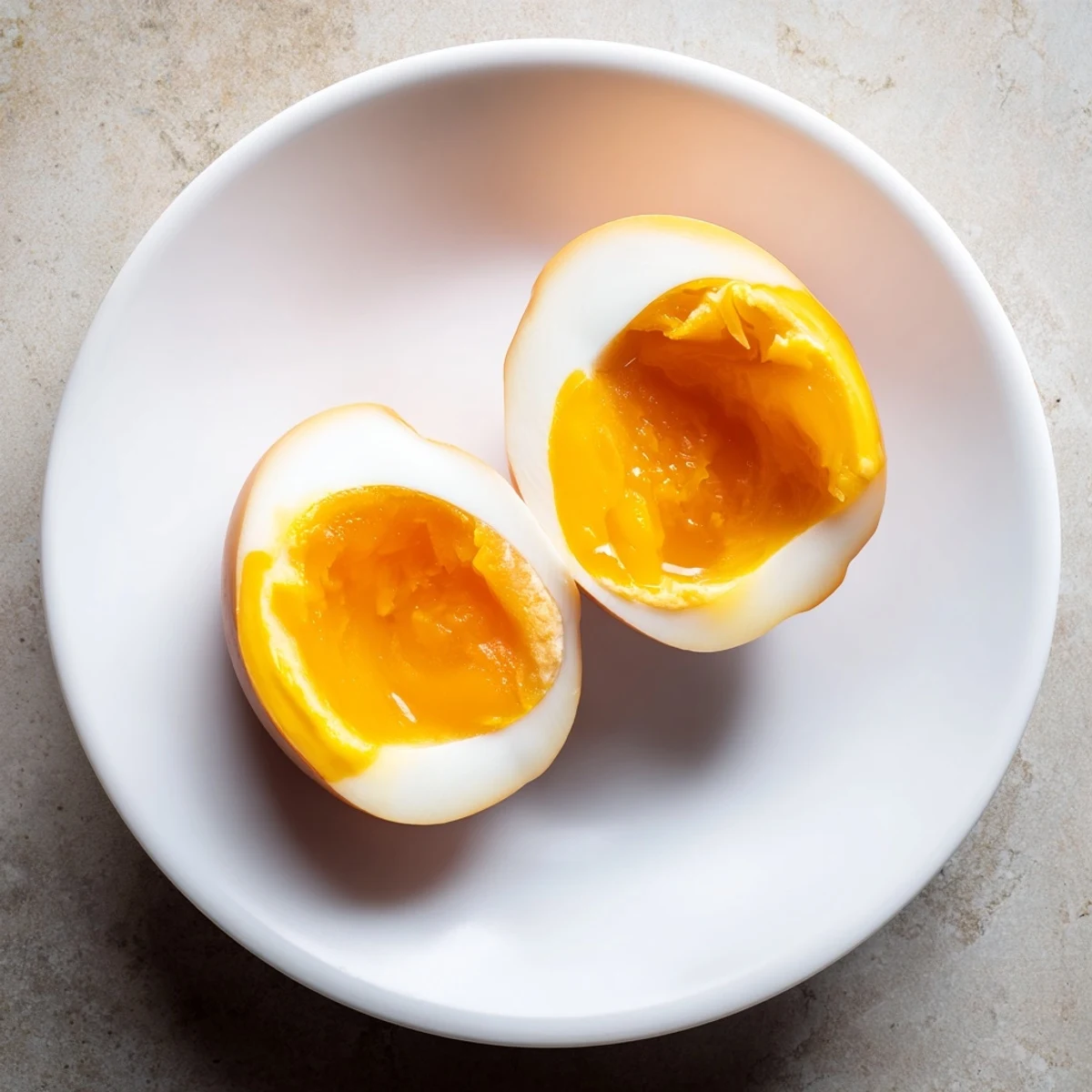 Golden and creamy inside, these air fryer boiled eggs are perfectly cooked with an easy peel.