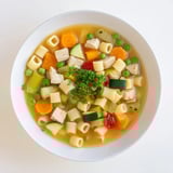 Pasta Soup With Chicken Vegetables