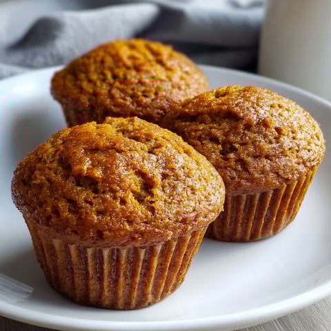 Three muffins with a brown and orange color.