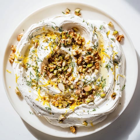 Creamy butter board charcuterie with toasted nuts, fresh herbs, and flaky salt, a beautiful appetizer.