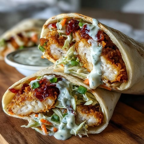Crispy KFC Turkey Snack Wraps stuffed with golden fried strips, crunchy slaw, and spicy gochujang sauce, ready to eat.