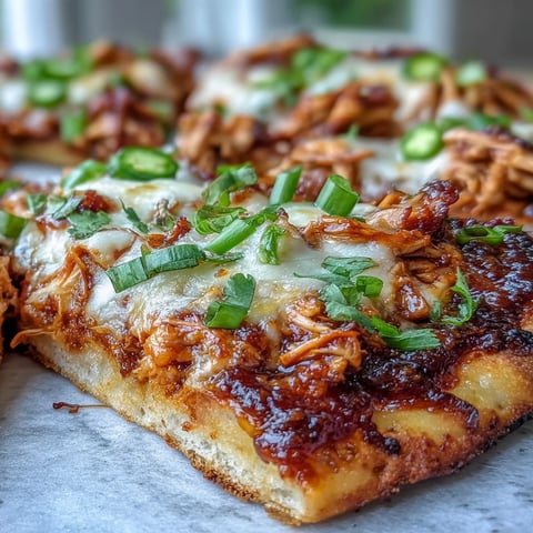 Golden, bubbly cheddar melts over juicy chicken and tangy red enchilada sauce on garlic naan, topped with fresh jalapeño slices.