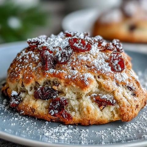 Delicious candied orange cranberry scones with golden tops, studded with dried cranberries and sweet orange peel—perfect for brunch or tea time.