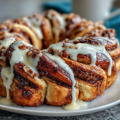 A festive Mardi Gras King Cake Cinnamon Roll Wreath drizzled with sweet icing and colorful sugar sprinkles, perfect for Fat Tuesday celebrations.