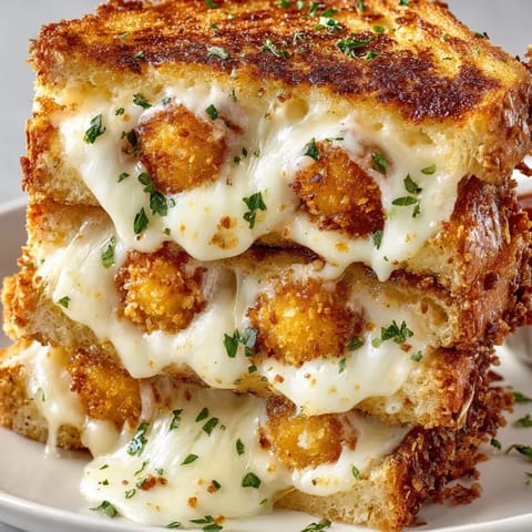 Buttery Mozzarella Stick Grilled Cheese recipe, melted cheese and crispy, golden perfection.