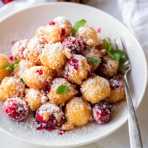 Imagine biting into sweet and tart Crispy Tempura Cranberry Bites—a delightful appetizer.