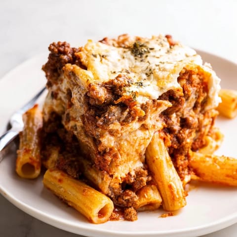 Baked Ziti Meat Sauce