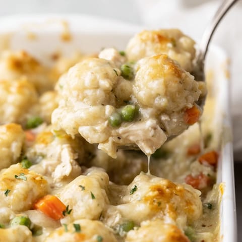 Chicken Dumplings Casserole Bake