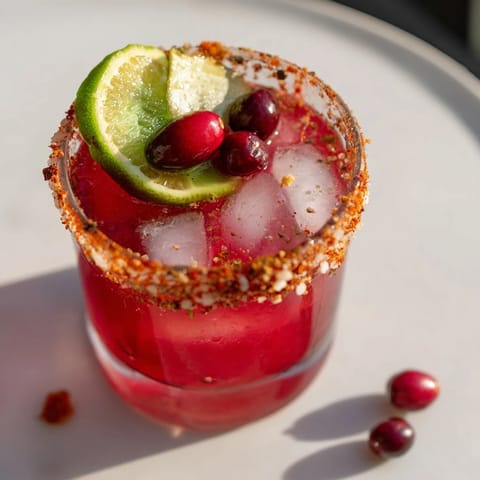 DIY Cranberry-Pickle Margarita