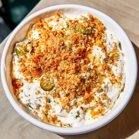 Fried Pickle Dip Panko