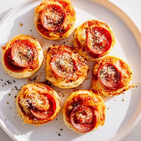 Mini Pepperoni Pizza Pinwheels