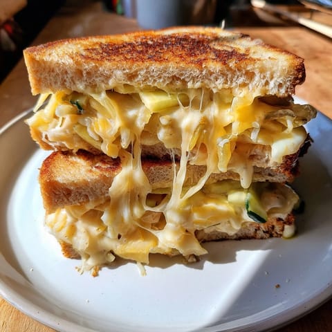 Gooey Pickle Grilled Cheese