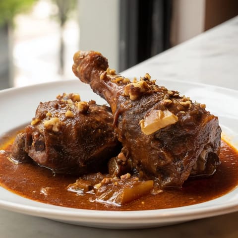 Budget Fesenjan Stew Chicken Thighs