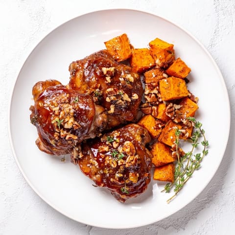 Maple Glazed Chicken Sweet Potatoes