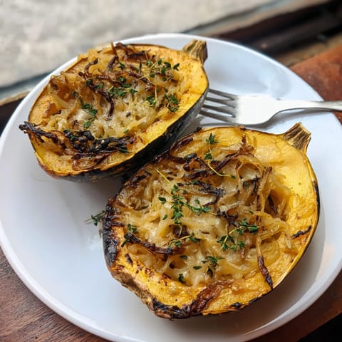 Caramelized Onion Gruyere Squash