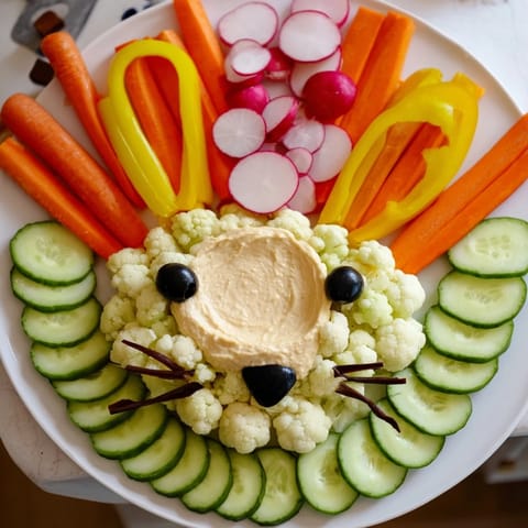 Bunny Meadow Veggie Board