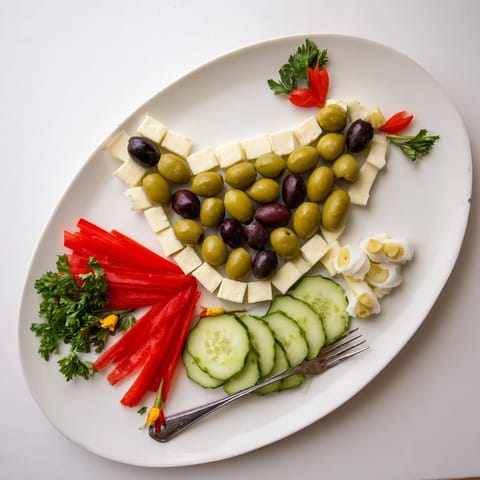 Colombe Paix Olive Platter