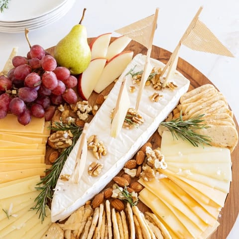 Whimsical Elegant Cheese Platter