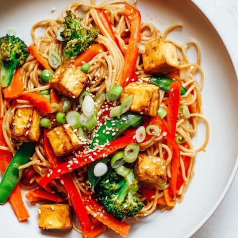 Sesame Ginger Tofu Stir-Fry