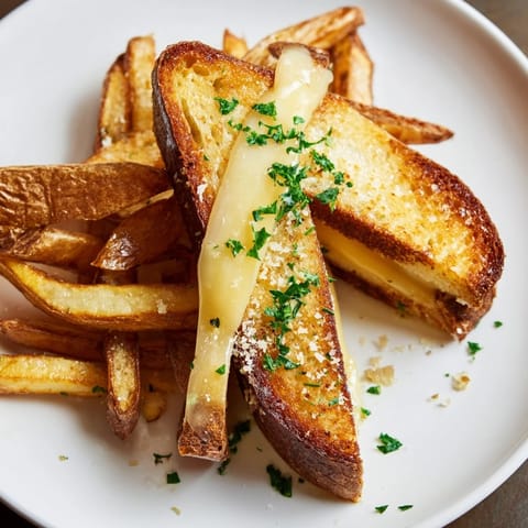 Beef Tallow Fries Grilled Cheese