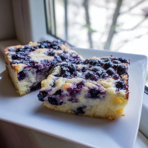 Blueberry Cottage Cheese Bake
