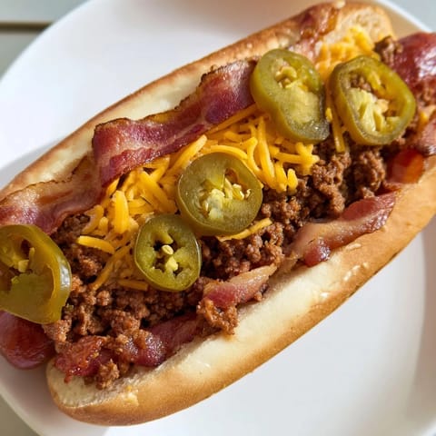Mexican Hot Dogs Bacon