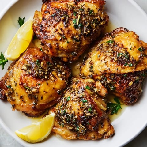 Garlic Butter Chicken Thighs