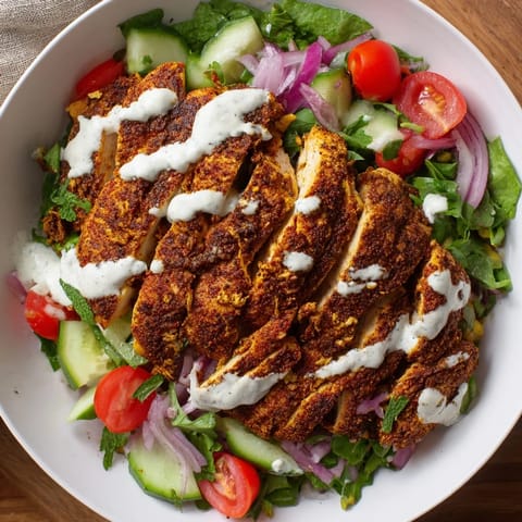 Chicken Shawarma Salad Bowl