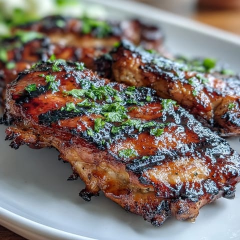 Gluten-free main dish of juicy marinated chicken layered over fragrant rice, topped with creamy avocado and fresh herbs.  