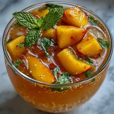 Mango Peach Sparkling Tea