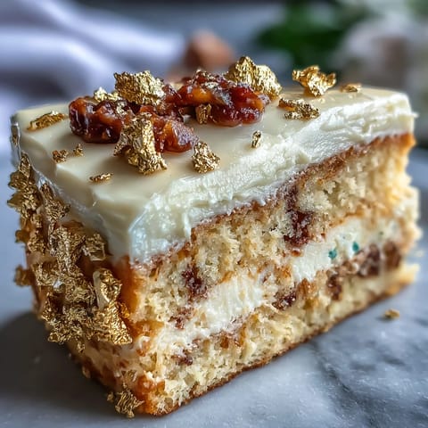 Elegant vanilla sponge cake with creamy buttercream, gold foil accents, and diploma topper for graduation celebration.