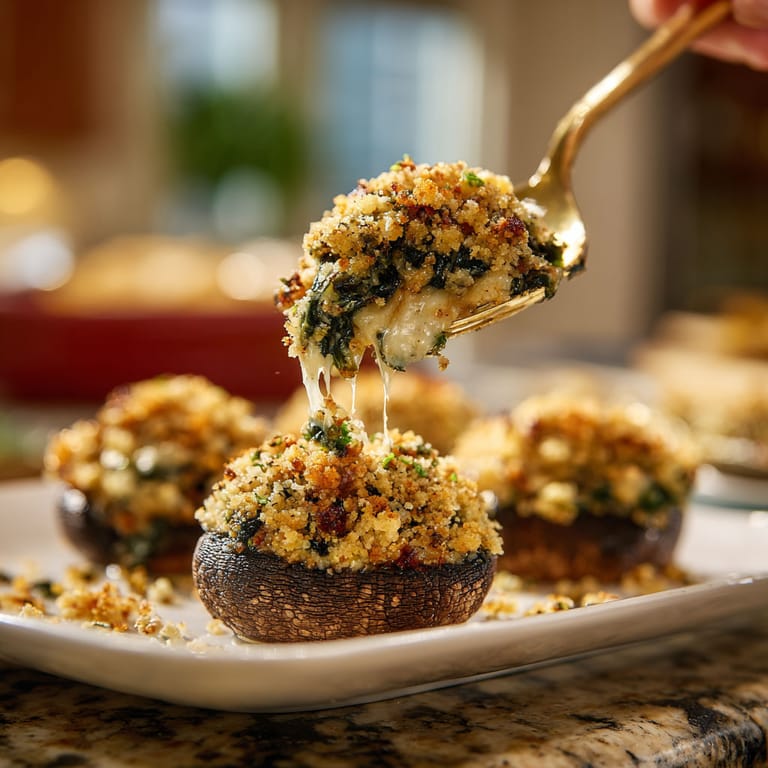 A fork is being used to eat a food item.