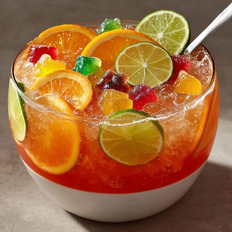 Frothy green Witch&amp;rsquo;s Brew Party Punch recipe, perfect punch for a Halloween celebration.