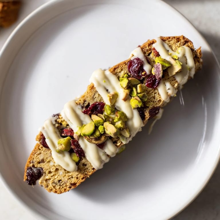 Crisp and flavorful, these White Chocolate Cranberry Pistachio Biscotti are a seasonal sweet treat.