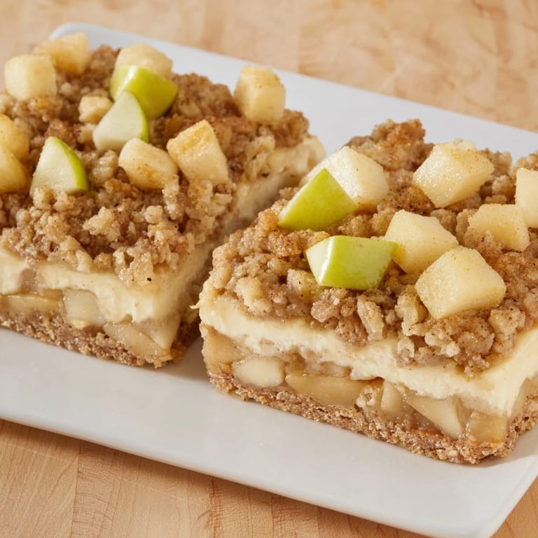 Warm spices and juicy apples make these homemade Apple Crisp Cheesecake Bars a perfect treat.