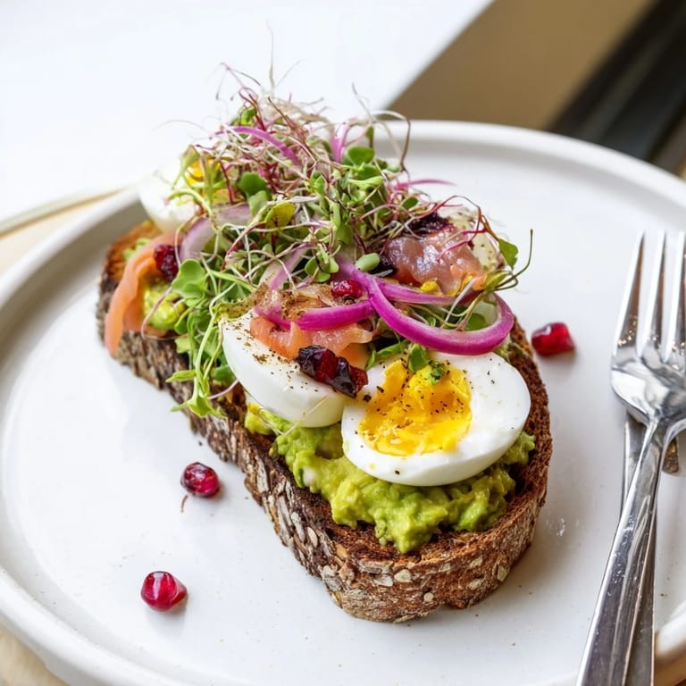 Holiday brunch spread featuring an Express Holiday Avocado Toast Bar, inviting guests to create delightful combinations.