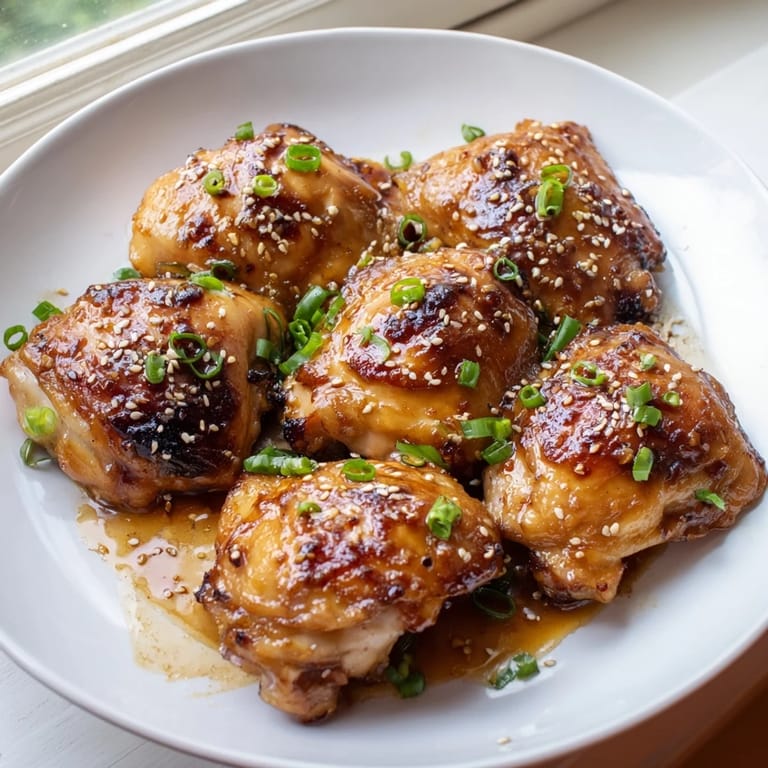 Golden-brown Honey Garlic Glazed Chicken glistening in a rich, flavorful sauce, perfect for dinner.