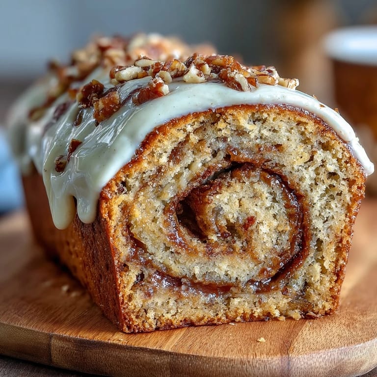 A thick slice of Cream Cheese Cinnamon Swirl Protein Loaf served on a plate with a dollop of Greek yogurt for a high-protein breakfast.