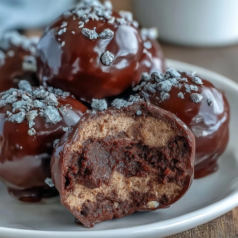 3. Plant-based protein-packed chocolate peanut butter balls, perfect for a quick, energizing vegan snack on the go.